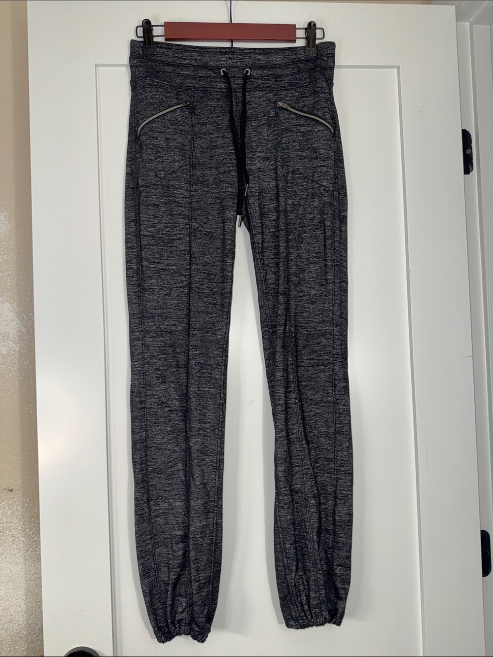 Athleta Gray Drawstring Jogger Pants Sz XXS atheleisure casual minimalist